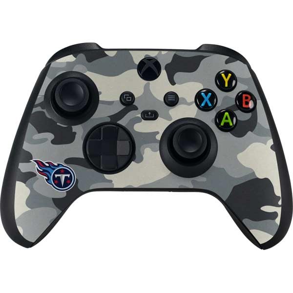 Skinit Decal Gaming Skin Compatible with Xbox Series X Controller - Officially Licensed NFL Tennessee Titans Camo Design