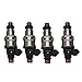 HANCTOW 4 PCS 1000cc Fuel Injector Kit for Honda B16 B18 D16 F22 H22 VTEC# 1000cc