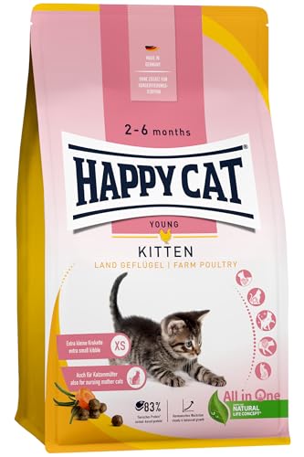 Happy Cat Young Kitten Land Geflügel, Arttypisch, 300 g