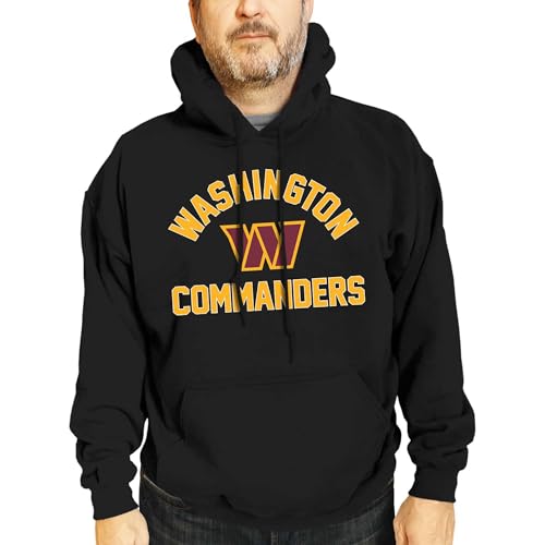 Image of Team Fan Apparel NFL Gameday Hoodie Pullover Sweatshirt for Men and Women | Officially licensed NFL Gameday fleece pullover - kangaroo pocket, ribbed cuffs, drawstring hood, unisex fit