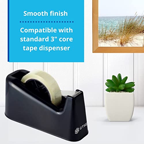 AIPL BOPP Packaging Clear Tape - 24MM X 50 Meter| Pack Of 2 | For Packaging Decorating And DIY Works