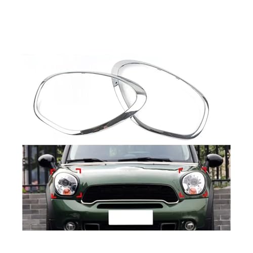 Couvercle contour gauche droite MINI Cooper R60 lunette chrome - 6