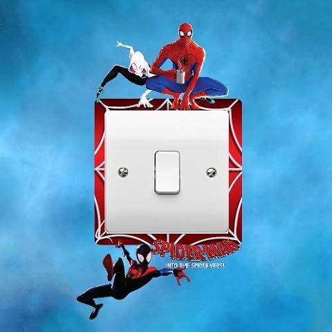 ELITEPRINT Spiderman Light Switch Sticker for Kids Cover