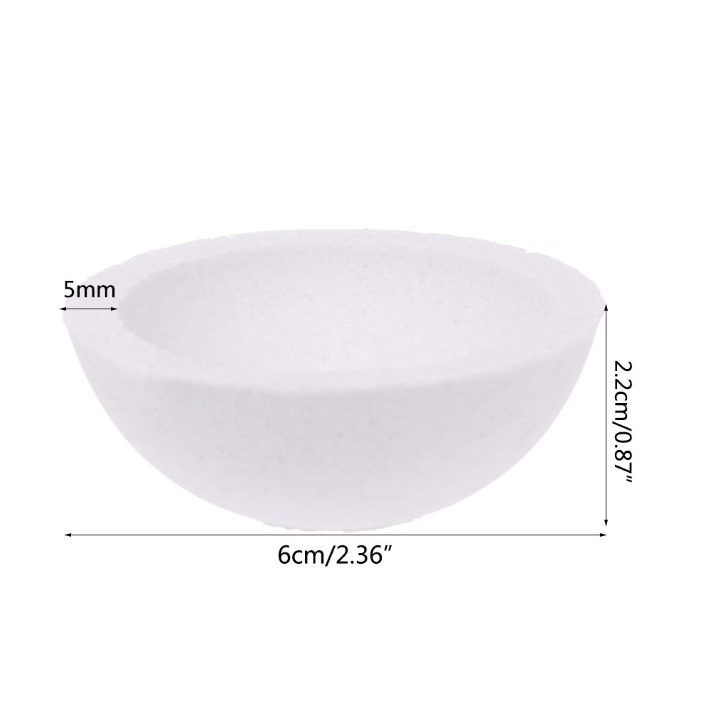 Ankexin New 150 Grams High Temperature Quartz Silica Melting Crucible for Gold & Silver