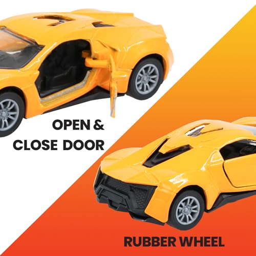 Image of GENIE'S TOY BUS 1:32 Scale Pullback Die Cast Lamborghini I Premium Alloy Metal Diecast Lamborghini I Diecast Metal Pullback Lamborghini for 3+ Year Kids