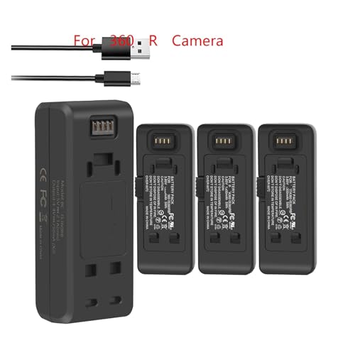 Batería Insta360 One R cargador compatible 1300mAh cámara 360 R 2