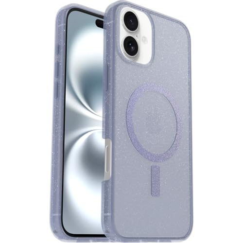 Coque iPhone 16 Plus OtterBox Symmetry Clear MagSafe mauve antichoc