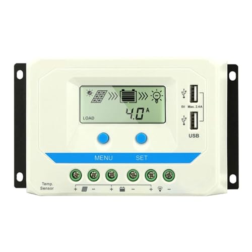 Régulateur de panneau solaire LCD simple et pratique pour abri de jardin - 2