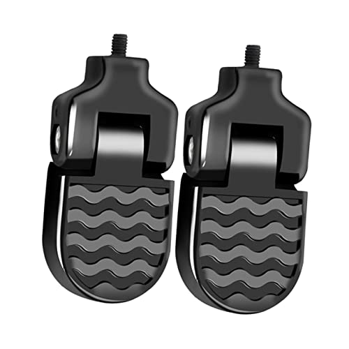 CORHAD Fahrrad-rücksitzpedale Faltbare Fußstütze Für Mountainbike Mit Großem Trittfläche Für Stabilität Und Bei Langstreckenfahrten Einfach Zu Montieren