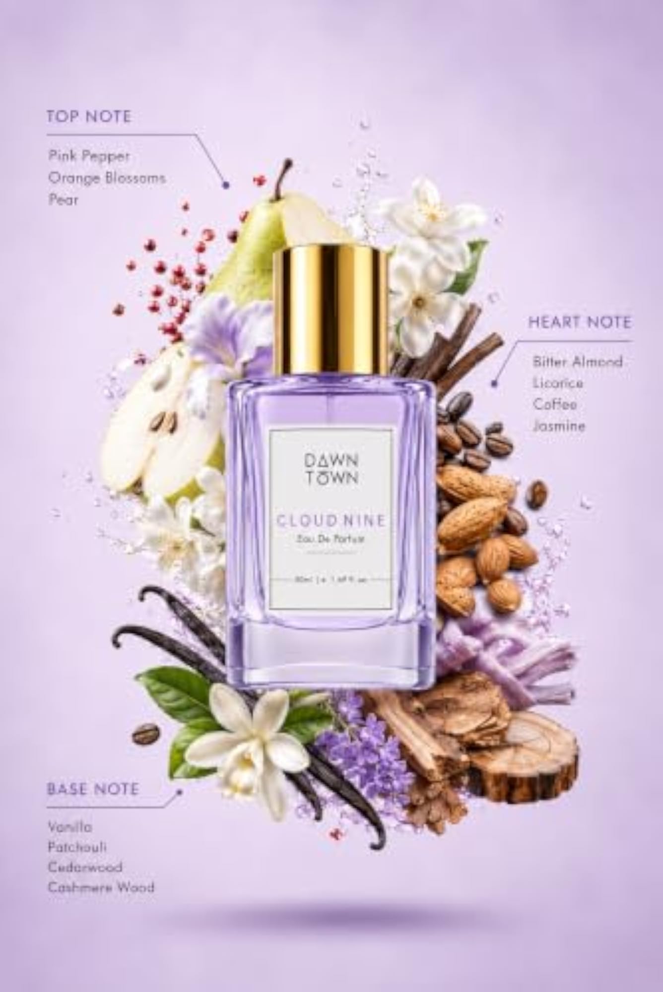 Cloud Nine Premium Perfume, Long Lasting, 50ml