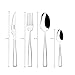 Monix Siena - Set de cubiertos de 24 piezas con cuchillo chuletero,...