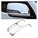 QIQIBAIHUO Chrome Voiture Rétroviseur Couvercle Trim Bande Autocollant Autocollant for Toyota Land Cruiser Prado 150 2010-2016 2017 2018 2019 2020 Accessoires