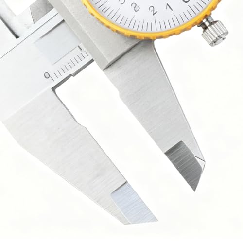 Calibre vernier de acero 0-150 mm herramientas de medición de precisión con reloj 6