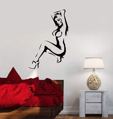 V-studios Vinyl Decal Naked Woman Hot Sexy Girl Coolest Decor Wall Stickers VS971