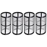 PATIKIL 100 Mesh Inline Sieb Ersatz 4 Stück Edelstahl Filtersieb Zubehör Für Garten Schlauch Wasserpumpe Hochdruckreiniger