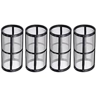 PATIKIL 100 Mesh Inline Sieb Ersatz 4 Stück Edelstahl Filtersieb Zubehör Für Garten Schlauch Wasserpumpe Hochdruckreiniger
