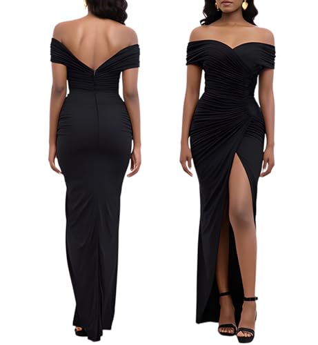 Image of LightlyKiss Women's Bodycon Wedding Guest Dress Formal Cocktail Party Evening Gown