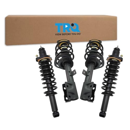 Image of TRQ Front and Rear Strut & Coil Spring Assembly Set Driver & Passenger Sides Compatible with 11-17 Jeep Compass