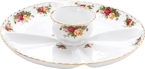 Royal Albert Old Country Roses Chip & Dip