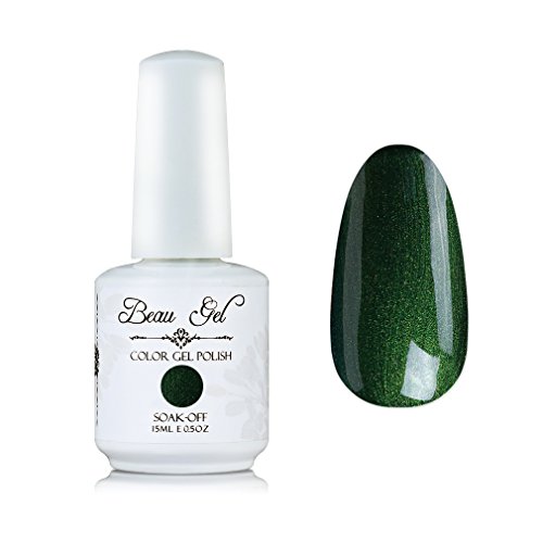 UV Gel Nail Polish Nail Varnish Art Manicure Decoration Beau Gel 15ml Pearl Dark Green (650)