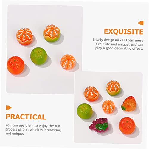 Ornements de fruits en résine pour bricolage et déco de coque - 6