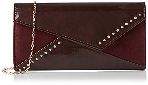 Eferri Clutch Handtasche Dorota Party Tasche Damen Bordeaux