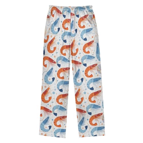 Vdsrup Cartoon Shrimps Pajama Pants Pajama Bottoms Soft Sleep Pjs Lounge Pants S