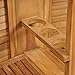 vidaXL Teak Massiv Bartisch Klappbar Stehtisch Bistrotisch Gartenbar Theke Gartentheke Klapptisch Gartenmöbel Tisch Holztisch Braun 155x53x105cm