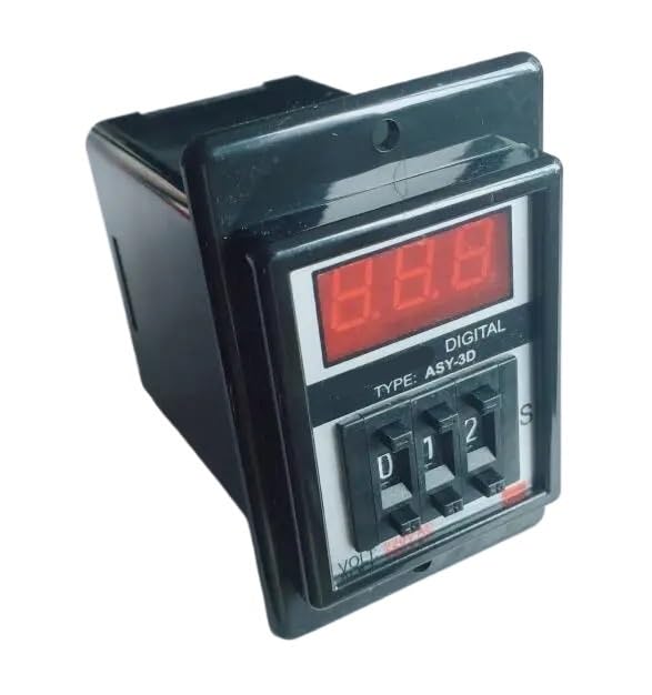 Programmierbares Zeitrelais ASY-3D, Zeitrelais, 8-polig, DC 12 V, DC 24 V, AC 110 V, AC 220 V, AC 380 V (999S, 220 V)