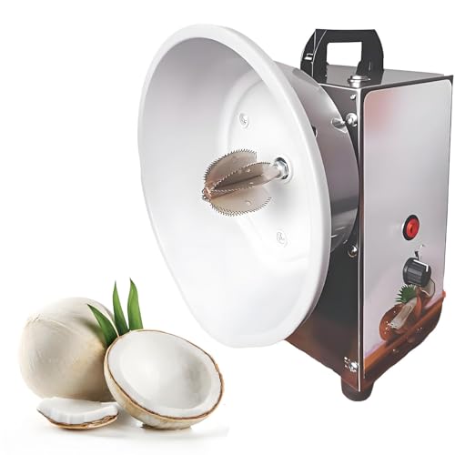 GLBMXDD Rallador eléctrico Comercial de Coco, trituradora Vertical para procesar Coco, trituradora de Coco de 150 W con 3 velocidades, para Tiendas, cafeterías y cocinas domésticas.