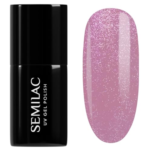 Semilac UV Nagellack Hybrid 319 Shimmer Dust Pink 7ml