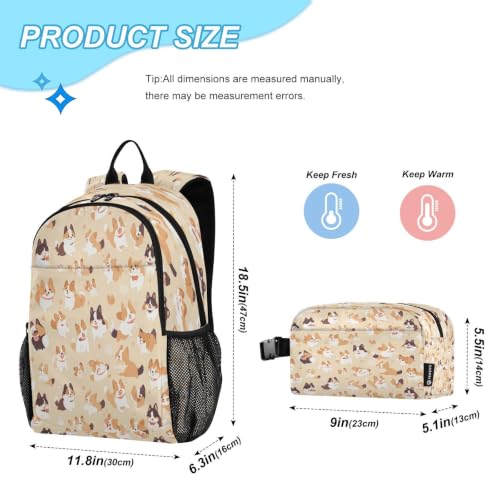 Sac à dos école pug chiot mignon compagnon pour enfant - 2