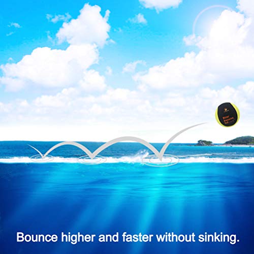 Image of Mihachi Water Toys for Dogs 3 Packs - Bouncing Chew Tennis Balls Floating Toy, Bouncier, Buoyant in Pool or Lake Fun for Small to Medium Dogs