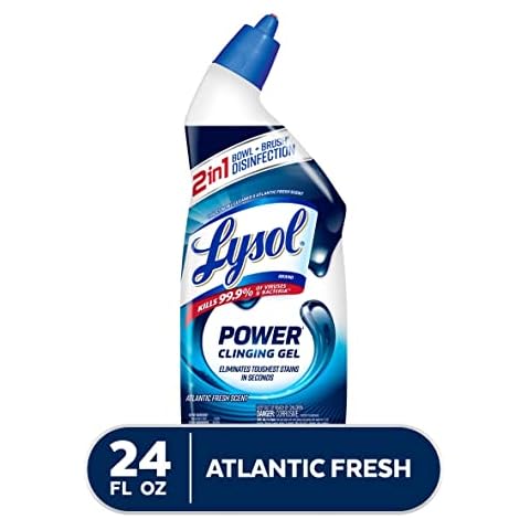 Lysol Power Toilet Bowl Cleaner Gel Cover