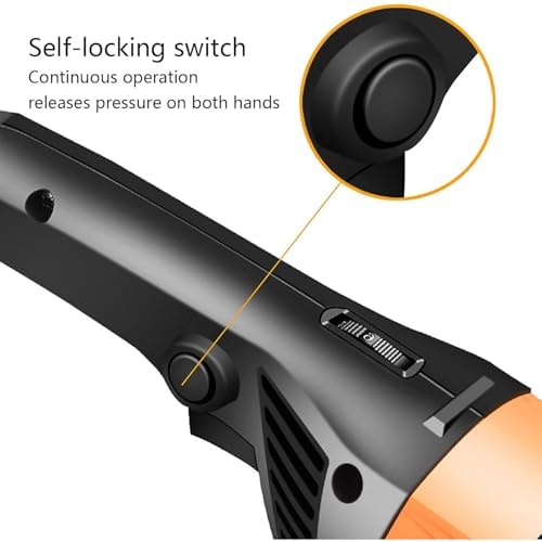 Portable Electric Cement Mixer with Digital Display, 320mm Mixing Width, 1000-2000RPM, 6 Adjustable Speeds, 10m Water Pipe, Ideal for Plaster, Cement, Paint, Fodder Mixing