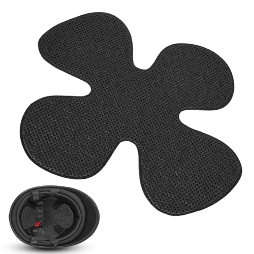 YiePhiot Motorcycle Helmet Liner Motorcycle Helmet Padding Helmet Padding Inserts with Hook and Loop Reusable Washable Lining Pad for Hard Hat(1 Pack)