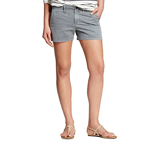 7 encounter women's plus mid-rise cotton chino 3 inch inseam shor…