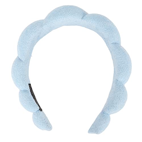 Diadema de Esponja para Mujer, Elástica para Evitar Resbalones, Linda Banda Acolchada para el Cabello para Maquillaje de Spa, Lavado de Cara, Diadema Absorbente para el Cuidado