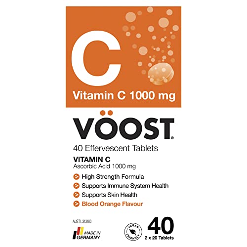 Voost Vitamin C Blood Orange Effervescent Tablets 40 Pack