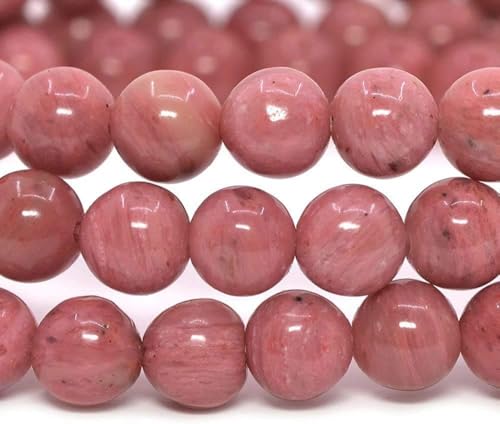 Image of Handmade Gem Semi Precious Gemstone 6mm Round Beads Stretch Bracelet 7 inch Unisex