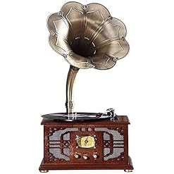 Tourne-Disque Gramophone à la Mode Multifonction Vieille Radio Stéréo Subwoofer Ornements Platines Vinyles Gi (Lecteur… - Les Beatles, Paul McCartney, John Lennon, RIngo Starr, George Harrison
