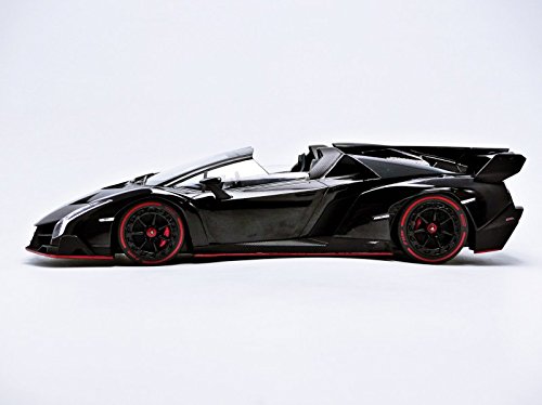 Kyosho KSC09502BKR Ousia Lamborghini Veneno Roadster Diecast Model