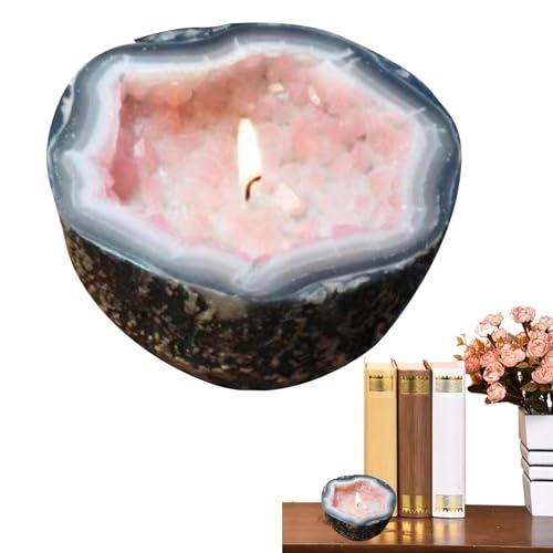 Jinyilwn Portavelas decorativo, soporte para velas – Vista Print Creative Candle Holder Ojales Portavelas decorativo | Bandeja ancha única para el hogar y cafetería