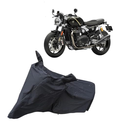 Image of Triumph Speed Twin 1200 TFC Waterproof Bike Body Cover | Snow + Sun & Dust Protection Easy to Clean + Belt with Lock