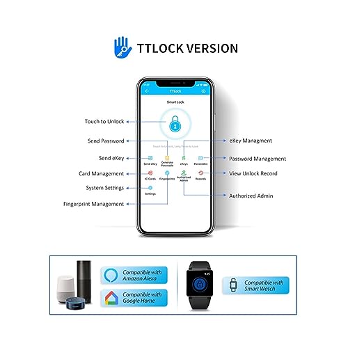 Serrure de porte intelligente Bluetooth TTLock pour ne plus perdre vos clés