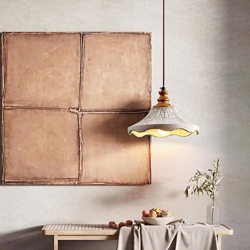 Lampe suspendue industrielle en ciment de haute qualité esthétique