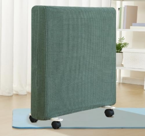 Farigrut オイルヒーター収納カバー 防塵カバー 保護カバー 無地 ストレッチ材 洗濯可 防塵 防湿 変色防止 汚れ防止 取り付け簡単 (グリーン)