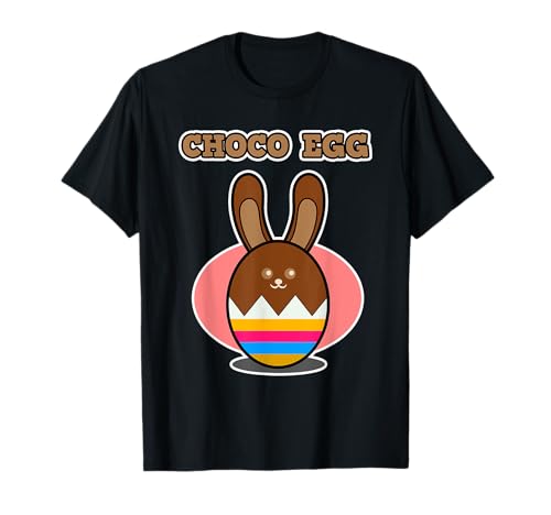 Photo de Design chocolat de Pâques pour homme et femme – Choco Egg T-Shirt