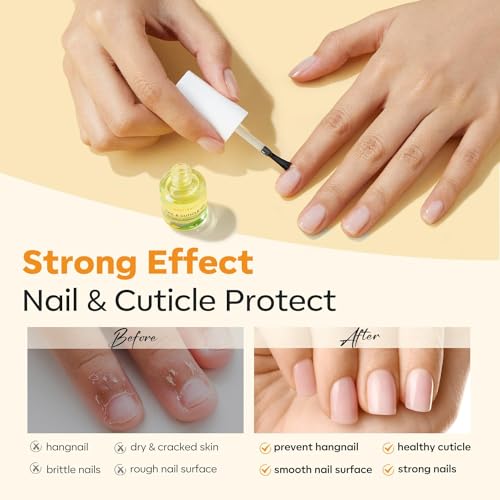 Modelones Cuticle Oil, 15ml Nail & Cuticle Care Strengthener Oil Vitamin E + B Cuticle Revitalizing Oil for Nail Growth and Gel Nail Polish - Image 5