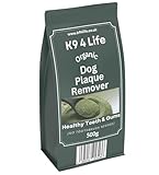 K9 4 Life Plaque Off and Tartar Remover for Dogs Massive 500g Dental Care for Healthy Teeth and Gums, Dog Teeth Cleaner & Better than Water Additive - 100% Organic with No Chemicals